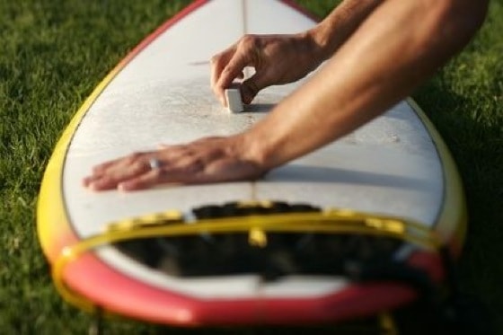 wax surfboard