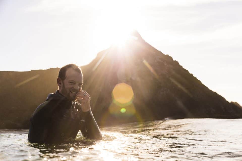 learning to surf at age 40